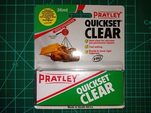 Epoxy Glue - Clear 2 Part Glass, Plastic, Jewelry, Ceramic, Metal, Stone and ... - Picture 1 of 4