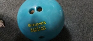 Brunswick Mickey Mouse Bowling ball blue 10lb - Picture 1 of 3