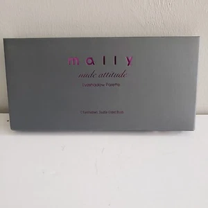 Mally Nude Attitude Palette 12 Eyeshadows With Double - Ended Brush New In Box - Picture 1 of 3