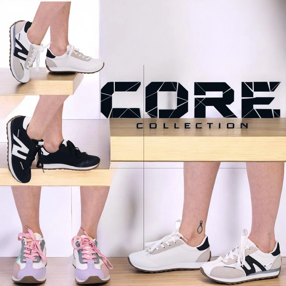 CORE COLLECTION Women Lightweight Trainers Walking Casual for Running Fitness Outdoor Shoes