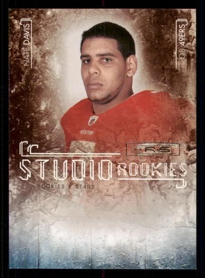 2009 Donruss Rookies and Stars Studio Rookies Black #33 Nate Davis /100 - Image 1 of 2