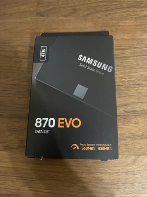 NEW! SAMSUNG 870 EVO 4TB 2.5 Inch SATA III Internal SSD  *FAST SHIPPING* - Image 1 of 3