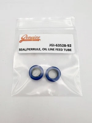 PAR DE juntas James JGI-63528-92 sello, tubo de alimentación de línea de aceite para Harley 63528-92 Foto 1 de 4