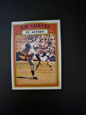 Tarjeta Topps Ray Sadecki 1972 en acción no. 564 Foto 1 de 2