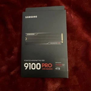Samsung 9100 PRO 4TB with Heatsink Internal SSD PCIe Gen 5x4 NVMe, Speeds U... - Afbeelding 1 van 2