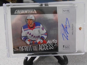 Accesso biglietto debutto credenziali UD 2023-24 /99 Will Cuylle #DTAAH-WC Rookie Auto - Foto 1 di 2