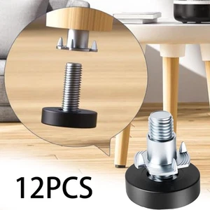 12Pcs Adjustable Leg Levelers Wide Application Thread - Picture 1 of 7