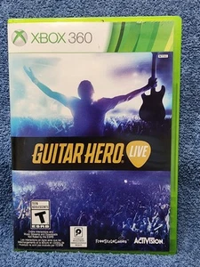 XBOX 360 GUITAR HERO LIVE VIDEO GAME DISK & CASE (XBOX 360, 2015) Tested - Picture 1 of 4