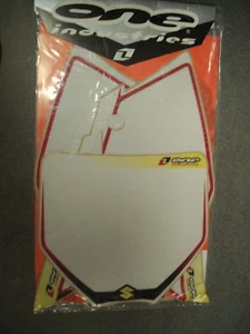 RMZ 250 ,04-06 white background w/black&red pinstripe - Picture 1 of 1