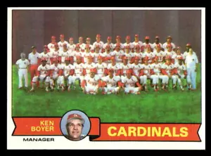1979 Topps #192 St. Louis Cardinals / Ken Boyer - Picture 1 of 2