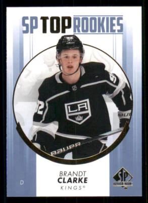 2022-23 SP Authentic Top Rookies Blue #TR5 Brandt Clarke - Image 1 of 2