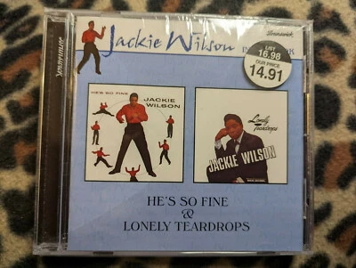 Jackie Wilson He's So Fine / Lonely Teardrops 2 LPs on 1 CD Edsel SEALED & NEW  Foto 1 de 2
