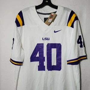 Harold Perkins LSU Fußball Trikot weiß Nike Team Neu mit Etikett - Bild 1 von 15
