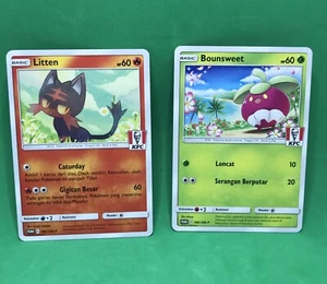 Litten 182/SM-P & Bounsweet 180/SM-P KFC Kentucky Fried Chicken Promo Pokémon - Bild 1 von 13