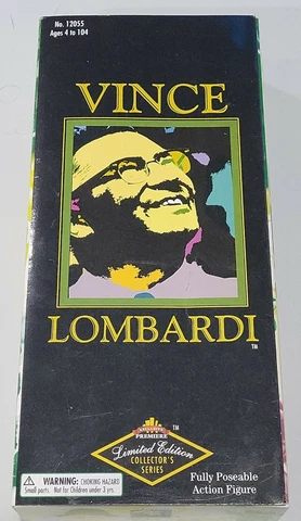 Vince Lombardi LE Collector Series Poseable Action Figure Cover