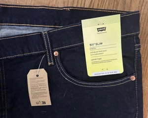 LEVI'S 511 MEN'S SLIM FIT JEANS NEW WITH TAG - SIZE 46X30 - Picture 1 of 6