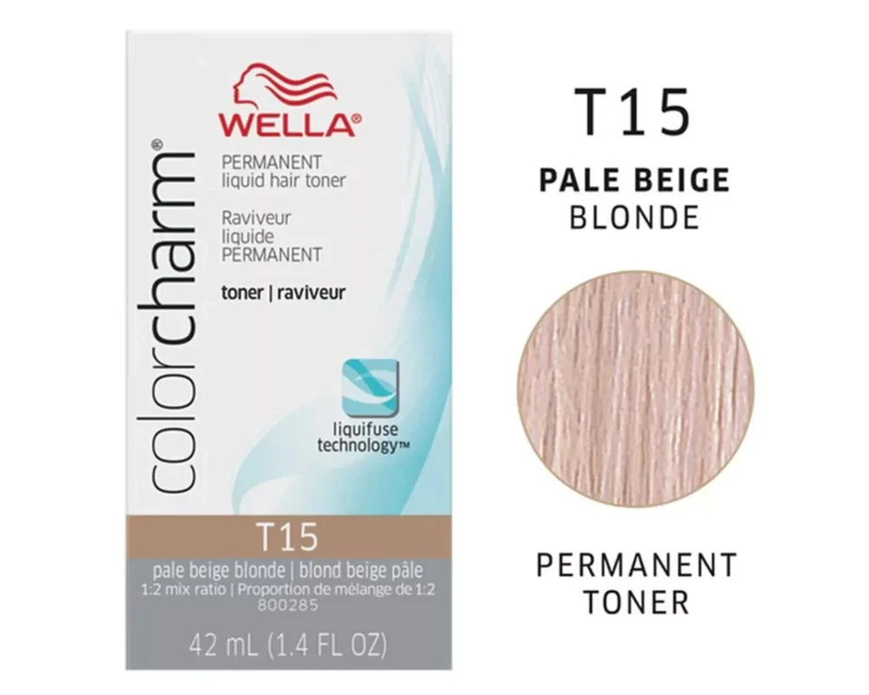 Wella Color Charm T15 Pale Beige Blonde Liquid Toner 1.4 oz  - Image 1 of 1