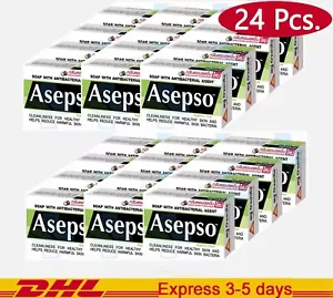 24X ASEPSO BARRA DE JABÓN Higiénica Fresca 80g con Agente ANTIBACTERIANO - Imagen 1 de 5