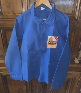 Ancienne veste bleu de travail coton Sanfor Le Cèdre taille XL réf V6 - Imagen 1 de 5