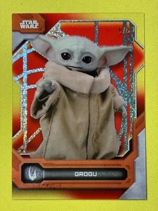 2023 Star Wars The Mandalorian Grogu Red Diffractor Rebell Variation #46, 5/5 - Bild 1 von 2