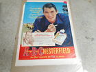 Vintage Magazine Ad #2037 - Chesterfield Cigarettes - Gregory Peck