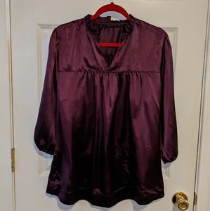 *Neu* The Limited, weinrote Boho Bluse in XL - Bild 1 von 7