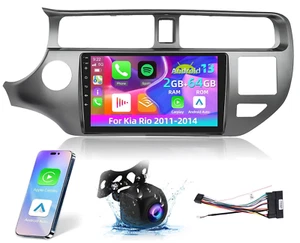 [2+64G] Car Stereo 11-14 Kia Rio 9 inch HD Touchscreen Android 13 Radio Camera - Picture 1 of 15