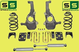 KIT DE AMORTIGUADORES ABATIBLES DE 4""/7"" HUSILLOS DE CAÍDA BOBINAS PARA 19 - 22 Chevy/GMC 1500 V6 - Imagen 1 de 1