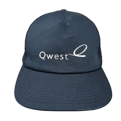 Sombrero de camionero Qwest Snapback malla espalda azul talla única cintas ajustables Foto 1 de 4