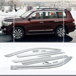 Fit For LEXUS LX570 2008-2021 Chrome ABS Window Visor Vent Shades Sun Rain Guard - Foto 1 di 8