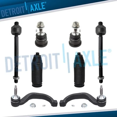 Front Lower Ball Joints Tie Rod Ends Suspension Kit for 2003 Ford Thunderbird - Imagem 1 de 4