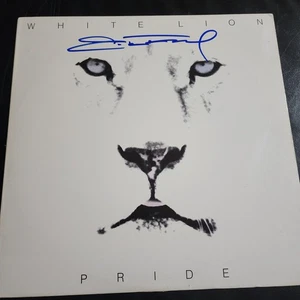 FL - WHITE LION MIKE TRAMP- Autograph Signed on Cover PRIDE Vinyl Record - Picture 1 of 5