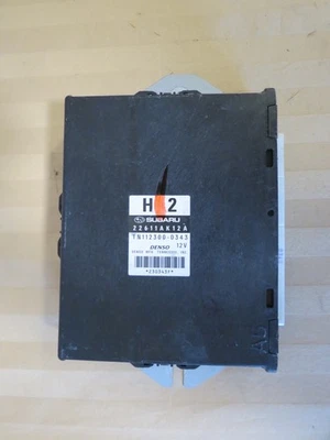 2006 06 Subaru Tribeca B9 Engine Control Unit Denso H2 22611-AK12A TN112300-0343 - Image 1 of 4