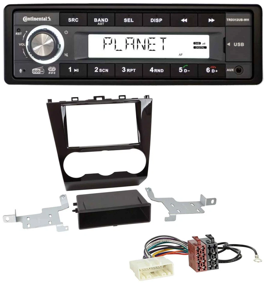 Continental USB 1DIN AUX DAB MP3 Autoradio für Subaru Forester SJ Facelift ab 15 - Bild 1 von 4