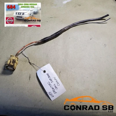 *FRONT COLLISION IMPACT SENSOR CONNECTOR* for 2005 NISSAN ARMADA OEM *FREE SHIP* - Image 1 of 2