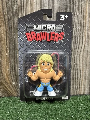 Owen Hart Micro Brawlers Pro caixa de luta livre exclusiva Darkside of the Ring RARO - Imagem 1 de 2