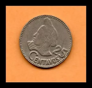Guatemala Coin 25 Centavos 1978 Copper-Zinc-Nickel 27mm 8gr. - Picture 1 of 2