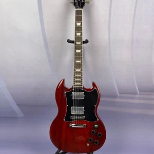 Rosewood Fingerboard Transparent Burgundy SG Electric Guitar Ships from USA - Picture 1 of 9
