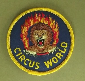 Vintage 3" Patch Circus World Lion Embroidered - Picture 1 of 5