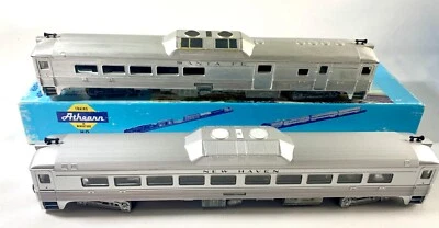 Athearn HO Scale 2077 Lot x2 New Heaven RDC-3 RTR Metal Frame Dummy Vintage - Image 1 of 4