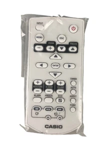 NEW Casio YT-130 OEM Original Projector Replacement Remote Control White - Picture 1 of 3
