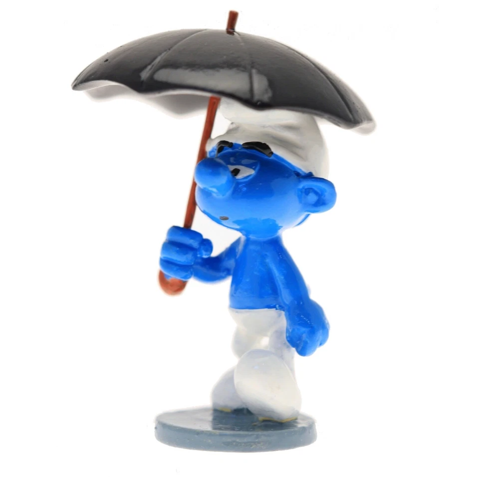 Figurine de collection Pixi Le schtroumpf avec le parapluie 6421 (2016) - Bild 1 von 1