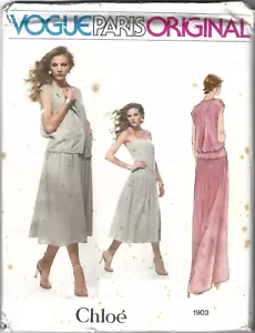 Vogue Designer Sewing Pattern 1903, Chloe Vintage Dress, Jacket, Size 10, Uncut - Picture 1 of 3