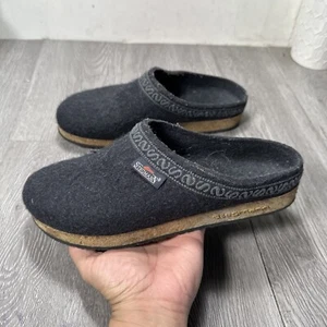 Stegmann Gray Wool Felt Clog Cork Footbed Men's Sz 10 - Picture 1 of 8