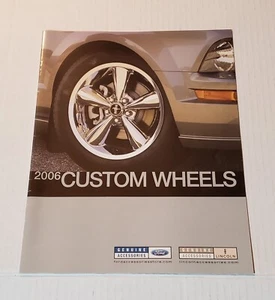 Folleto a color de concesionario Custom Wheels 2006 genuino 12 páginas Mustang F-150 - Imagen 1 de 7