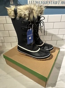 JBU by Jambu Women's Size 11 M Ella Waterproof Black Winter Snow Boots Sizes - Picture 1 of 7