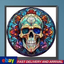 Paint By Numbers Kit DIY Oil Art Skull Picture Home Wall Decoration 40x40cm