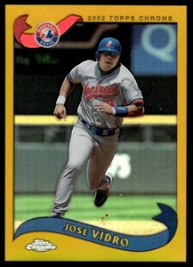 2002 Topps Chrome GOLD Jose Vidro Montreal Expos #515 - Picture 1 of 2