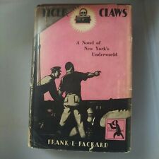 Tiger Claws Frank L Packard Crime Club 1928 HC DJ 1st Canadian Edition