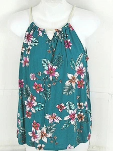 Chenault Girl  Green Pink Sleeveless rope Tank Girls 16 [ 38in Bust 22L ]  - Picture 1 of 6